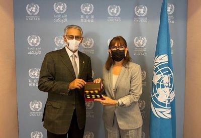 وزير الصناعة يجتمع  بالأمين العام لمؤتمر الأمم المتحدة للتجارة والتنمية UNCTAD