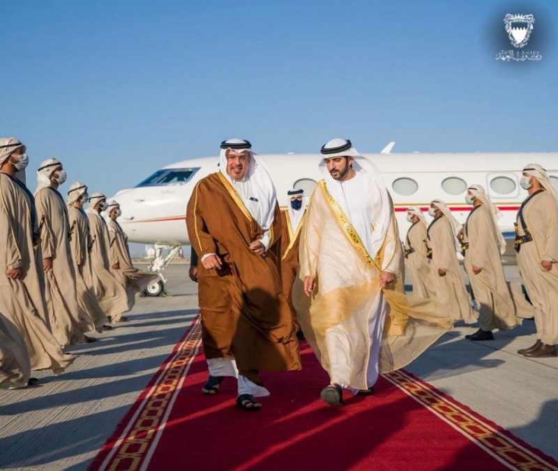 سمو ولي العهد رئيس مجلس الوزراء يصل إلى دولة الإمارات العربية المتحدة الشقيقة
