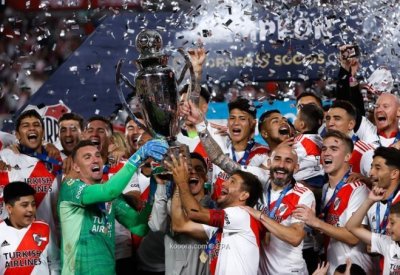 ريفر بليت يتوج بلقب الدوري الأرجنتيني الممتاز قبل ثلاث مراحل من نهايته