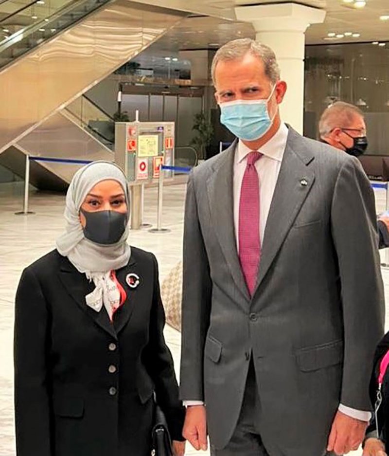 ملك مملكة إسبانيا يلتقي رئيسة مجلس النواب
