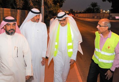وكيل الاشغال يتفقد احتياجات ثالثة الشمالية مع ممثلي الدائرة