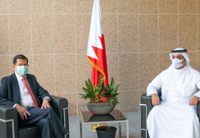 وزير المالية والاقتصاد الوطني يستقبل سفير الولايات المتحدة المكسيكية لدى مملكة البحرين
