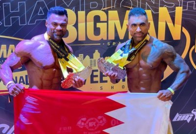 البحرين تحرز سبع ميداليات ملونة في بطولة بيغ مان ويكند شو لكمال الأجسام