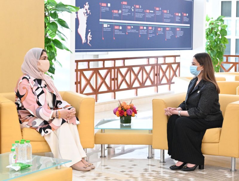 الأنصاري تستقبل جناحي بمناسبة عضويتها في منظمتي العمل العربية والدولية