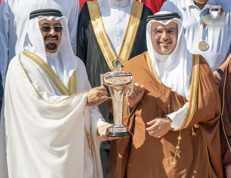 سمو ولي العهد رئيس مجلس الوزراء: روح الإصرار والتحدي لدى أبناء البحرين عززت من اعتلائهم لمنصات التتويج