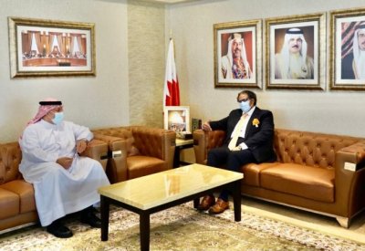 وزير العدل يجتمع مع مدير مكتب الأمم المتحدة المعني بمكافحة المخدرات والجريمة في دول مجلس التعاون‎‎