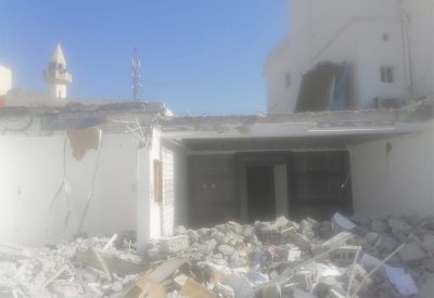 اجتماع تشاوري لأعضاء "الجزيرة الثقافي" بالمحرق بعد هدمه وتسويته بالأرض وإتلاف موجوداته