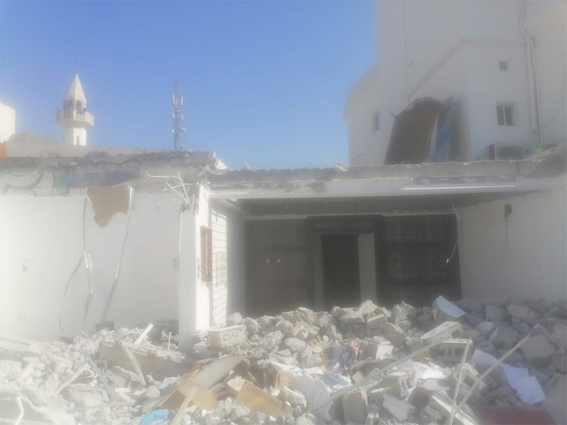 اجتماع تشاوري لأعضاء "الجزيرة الثقافي" بالمحرق بعد هدمه وتسويته بالأرض وإتلاف موجوداته
