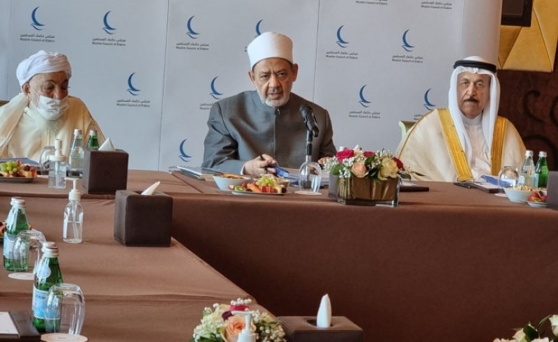 رئيس المجلس الأعلى للشؤون الإسلامية يشارك في أعمال الاجتماع الدوري لمجلس حكماء المسلمين