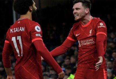 صلاح يقود ليفربول للفوز على إيفرتون