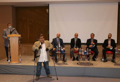 السفير الإقليمي للنوايا الحسنة مايكل حداد ينجز مئة متر عدواً 