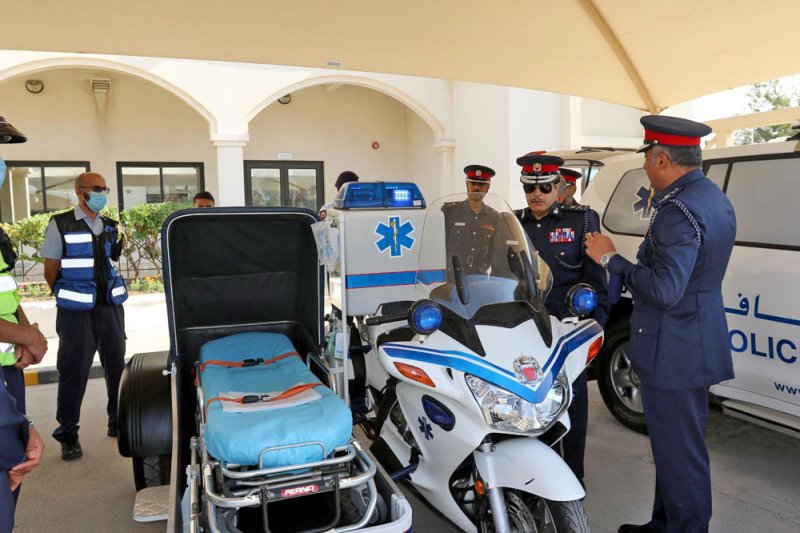 المفتش العام بوزارة الداخلية يتفقد جاهزية إدارة النقل