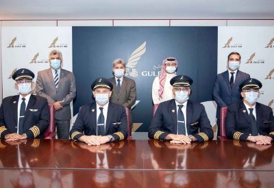 “طيران الخليج” تدرب طيارين لقيادة “بوينج 787 - 9 دريملاينر”