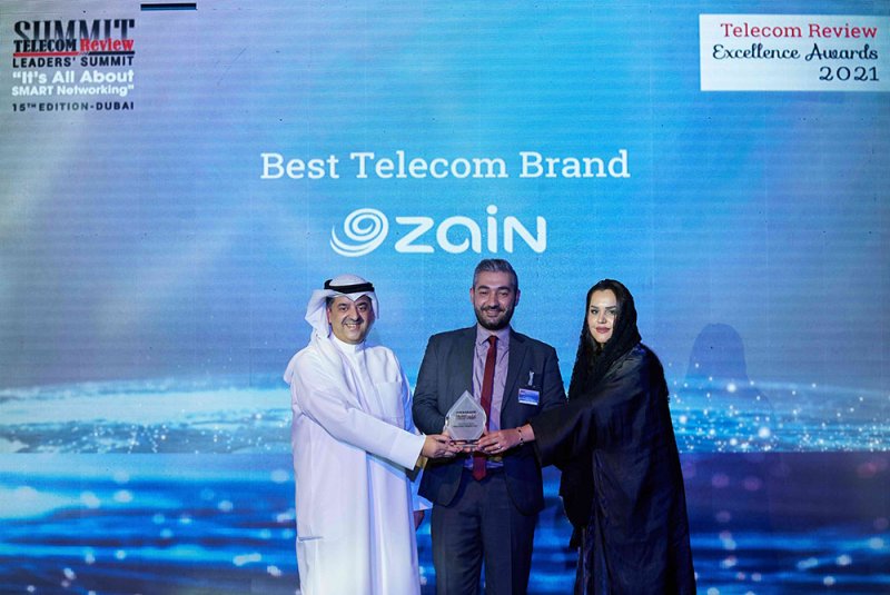 "زين" أفضل علامة تجارية في الشرق الأوسط عن العام 2021