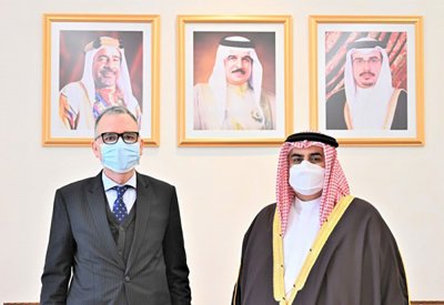 مستشار جلالة الملك للشؤون الدبلوماسية يستقبل سفير المغرب ‎‎لدى المملكة