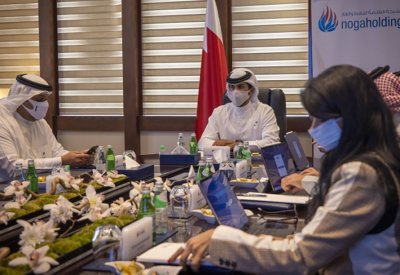 سمو الشيخ ناصر بن حمد آل خليفة يترأس الاجتماع الثالث لمجلس ادارة الشركة القابضة للنفط والغاز