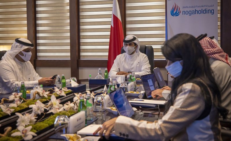 سمو الشيخ ناصر بن حمد آل خليفة يترأس الاجتماع الثالث لمجلس ادارة الشركة القابضة للنفط والغاز