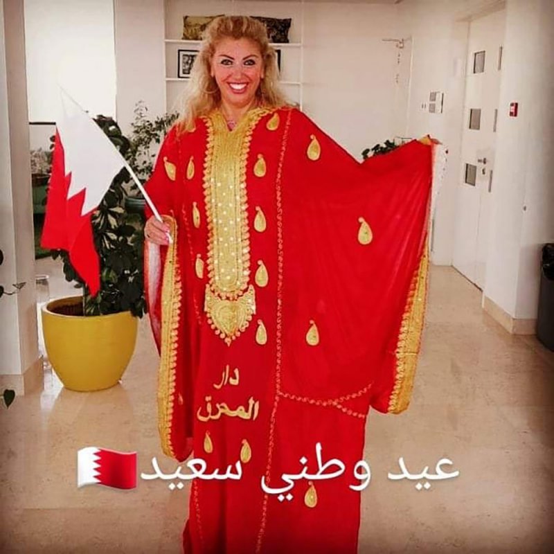 الاعلامية إيمان حامد تشارك بفعاليات الأعياد الوطنية