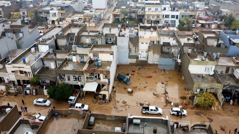 بالأرقام.. خسائر فادحة في كردستان العراق بسبب الفيضانات