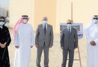 وزير "الأشغال" يتفقد مشروع واجهة بوابة سار