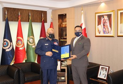 رئيس الأمن العام يستقبل مدير إدارة الوقاية من الجريمة