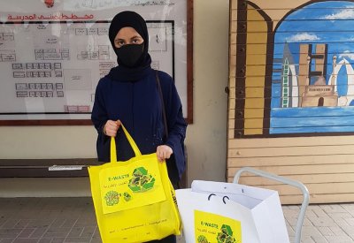 الطالبة مريم بهزاد تتألق في العمل التطوعي والخيري
