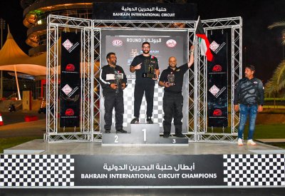 خالد البلوشي يواصل سيطرته على فئة البرومود ضمن بطولة البحرين للسرعة "الدراغ"