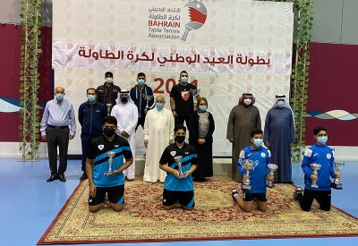 حياة بنت عبدالعزيز تتوج محمد عباس بطلاً لبطولة العيد الوطني لكرة الطاولة