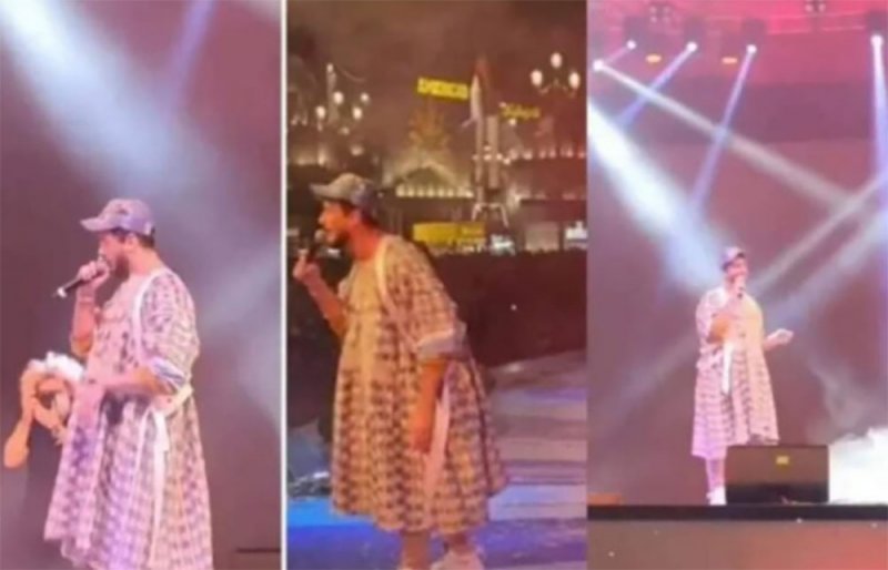 سعد المجرد يثير الجدل جراء إطلالته الغريبة في حفل بدبي