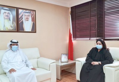 الأمين العام لمجلس التعليم العالي تستقبل النائب محمد بوحمود