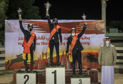فريق "الداخلية" لقفز الحواجز يحقق المركز الأول في المسابقة الكبرى لبطولة العيد الوطني