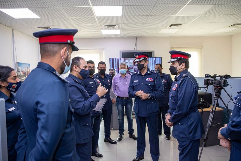 المفتش العام يقوم بزيارة تفقدية إلى الإدارة العامة للإعلام والثقافة الأمنية