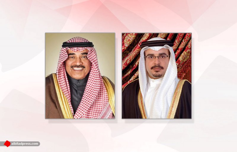 سمو ولي العهد رئيس مجلس الوزراء يهنئ رئيس مجلس وزراء دولة الكويت الشقيقة بمناسبة تشكيل الحكومة الجديدة