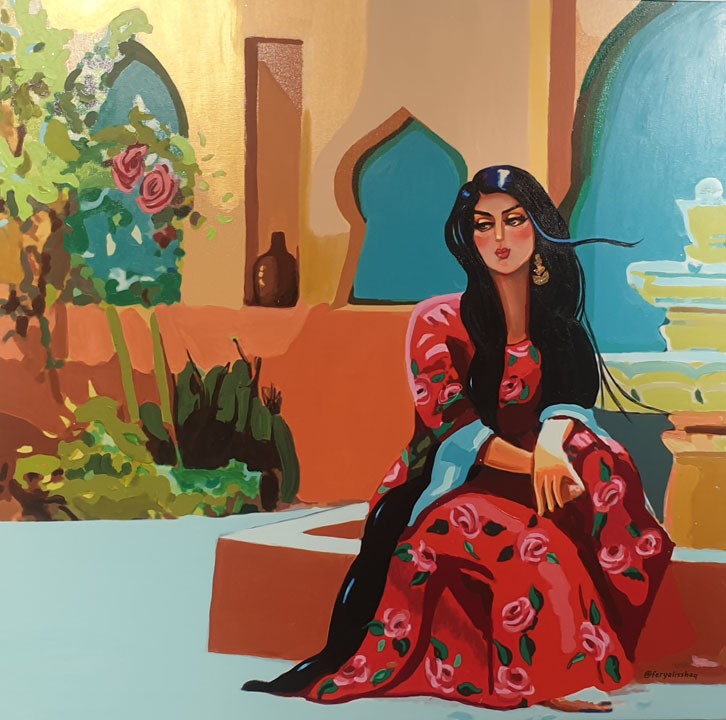 لوحة فريال اسحاق