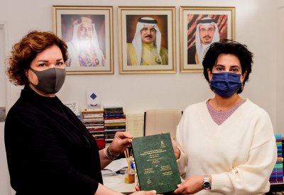 الشيخة هلا بنت محمد تستقبل الفنانة هدى عبدالله
