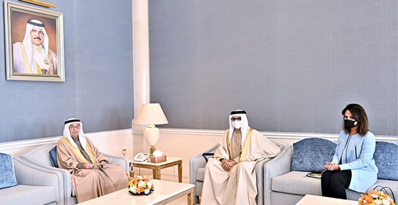 سمو الشيخ محمد بن مبارك يستقبل وزير الخارجية ومدير عام أكاديمية محمد بن مبارك للدراسات الدبلوماسية