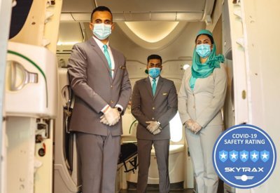 طيران الخليج تحصل على تصنيف خمس نجوم لسلامة الطيران خلال جائحة كورونا