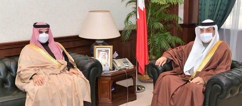 حميدان يستقبل سفير المملكة المعين لدى السعودية