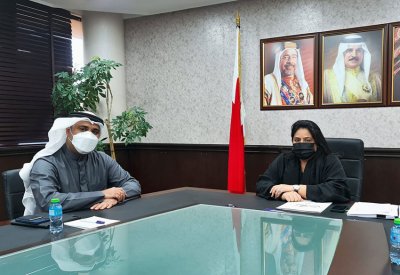 الأمين العام لمجلس التعليم العالي تستقبل القائم باعمال الرئيس التنفيذي لهيئة جودة التعليم