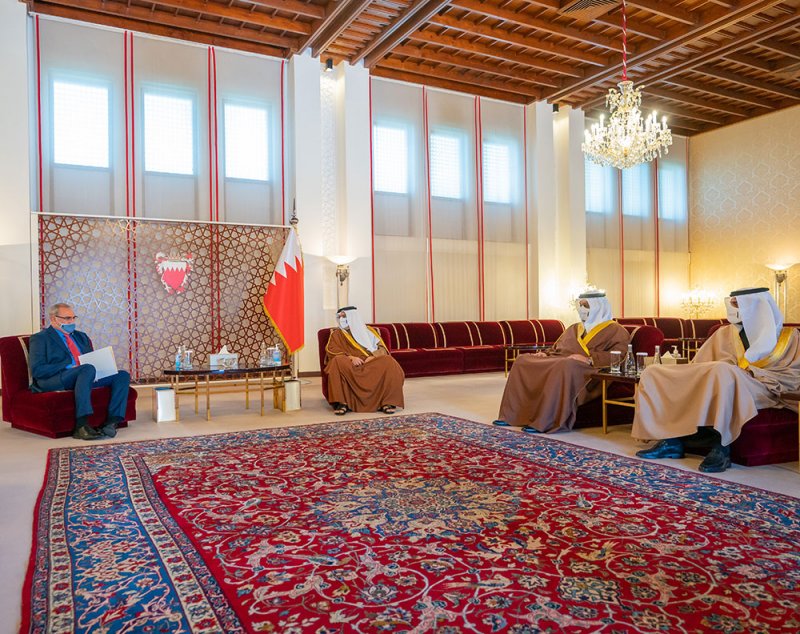 سمو ولي العهد رئيس مجلس الوزراء يستقبل سفير دولة إسرائيل لدى مملكة البحرين
