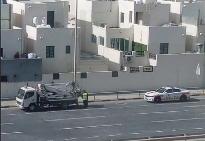 تركيب كاميرات السرعة على شارع اللوزي الجديد