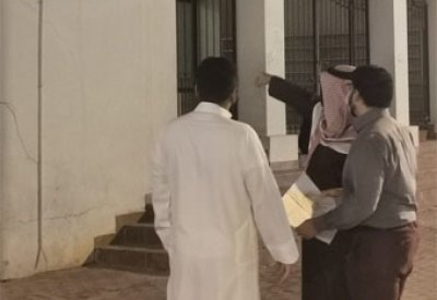 فريق من إدارة الأوقاف السنية يزور جامع الشيخ حمد بن عيسى آل خليفة في محافظة المحرق