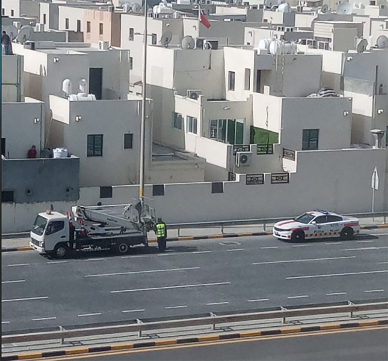 تركيب كاميرات السرعة على شارع اللوزي الجديد
