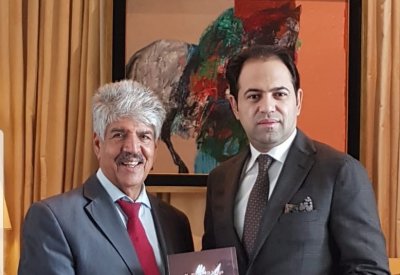 مصطفى السيد يستقبل الأمين العام للّجنة العليا للأخوّة الإنسانية 