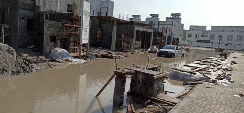 بالصور: حلول مستعجلة لـ"كركبة" جدالحاج الجديدة