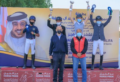 تنافس عالي الاثارة في مسابقات الناشئين ببطولة خالد بن حمد لقفز الحواجز