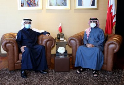 المؤيد يبحث التعاون مع الجمعية البحرينية للطب الرياضي والعلوم الرياضية