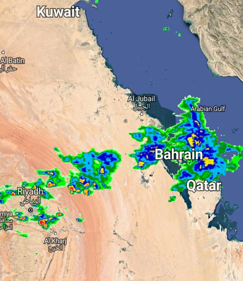 استمرار تساقط الأمطار