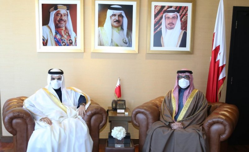 المؤيد يستقبل سفير مملكة البحرين لدى المملكة العربية السعودية