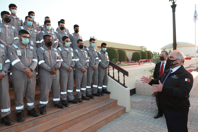 الدكتور عبدالرحمن جواهري يلتقي دفعة جديدة من موظفي بابكو